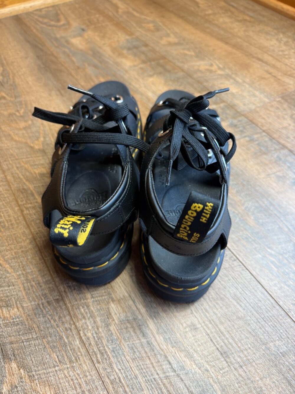 DR MARTENS Women's Blaire Hardware Leather Strap Sandals size US 10 - Picture 3 of 10